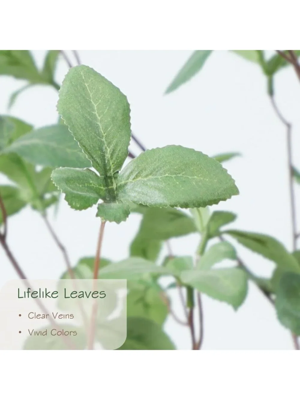 7ft Faux Quince Leaf Tree - Lifelike Indoor/Outdoor Decor for Home & Garden